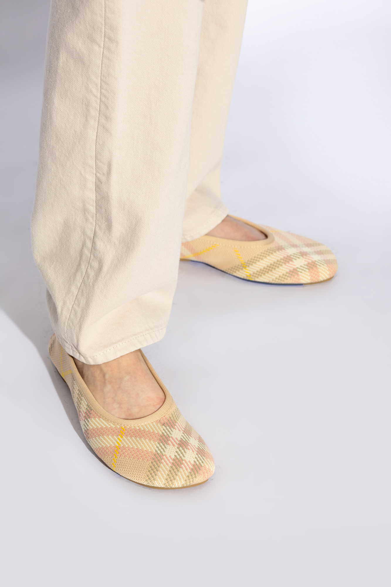 フラットシューズ [Burberry] Check Pattern Flat Shoes Burberry Ballet flats with check pattern | Women's Shoes